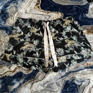 Victoria’s Secret Satin Floral Pajama Shorts